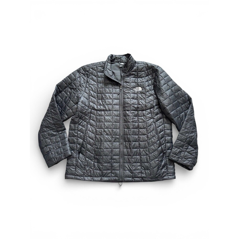 North Face Men's XL Thermoball Eco Insulated Quilted Full Zip Jacket Lightweight